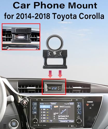 Car Phone Holder for Toyota Corolla 2014 2015 2016 2017 2018 Accessories (fit for 2014-2018 Toyota Corolla)