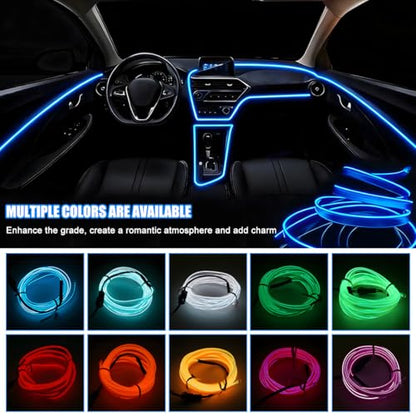 EL Wire Car LED Strip Lights (Blue / 10FT)