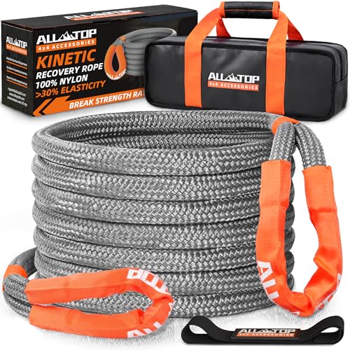 Kinetic Recovery Rope (1"x30',Gray)