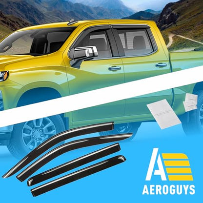 Extra Durable Window Deflectors Tape (For Chevy Silverado 19-26 1500/2500/3500)