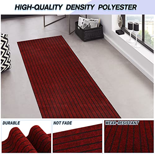 Custom Size Backed Non (Red Strip / 4FT*34FT)