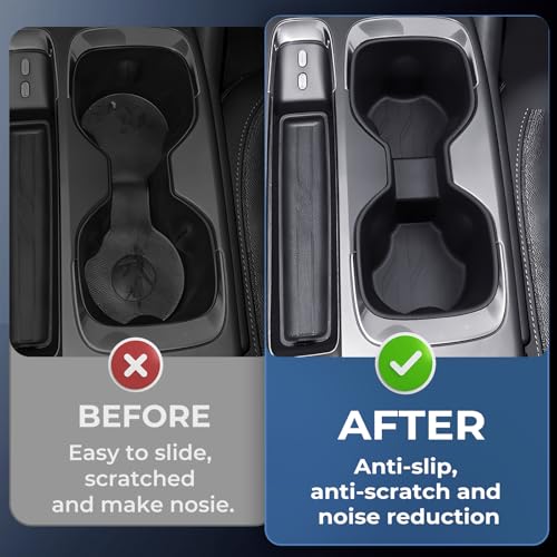 Center Console Cup Holder Inserts for Chevrolet Equinox EV 2026 2025 2024 (Cup Holder for 2024-2026 Equinox EV)