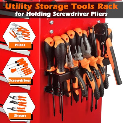 Magnetic Screwdriver Holder Rack (Black Magnetic Screwdriver Rack)