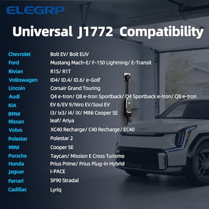Level 2 EV Charger 40Amp (40A 25FT)