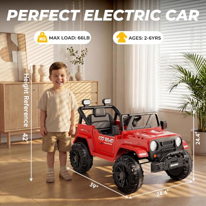12V Electric Ride On Car (Red)