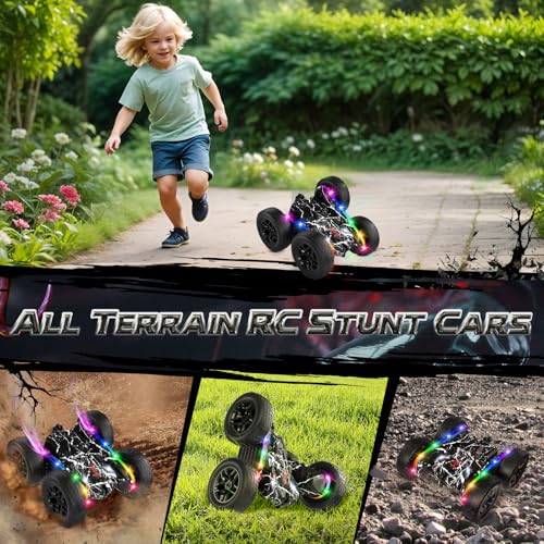 Rc Cars Toys for Boys Remote Control Car 2.4 GHz Black Toys for Ages 5 (Black)