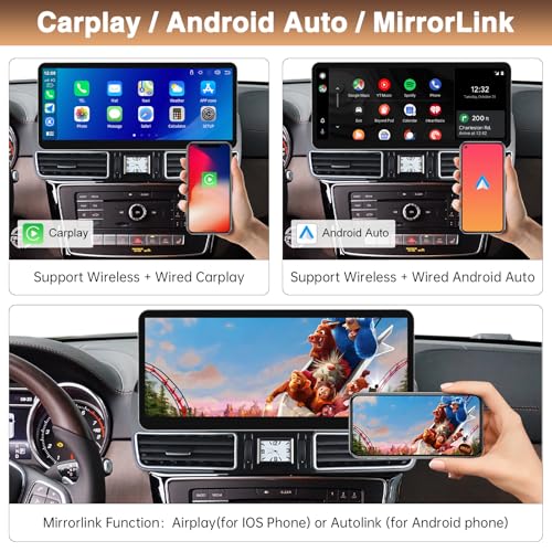 12.3 Inch Display Screen Car Radio for Mercedes Benz GLE GLS 2016