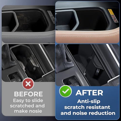 2 Pack Center Console Cup Holder Inserts for Toyota Grand Highlander 2026 2025 2024 (Cup Holder for 2024-2026 Grand Highlander)