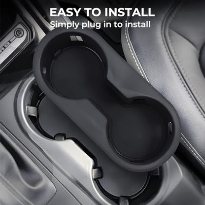 Center Console Cup Holder Inserts for Ford Bronco 2026 2025 2024 2023 2022 2021 (Cup Holder for 2021-2026 Bronco)