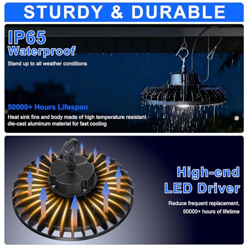 6 Pack 300W LED High Bay Light