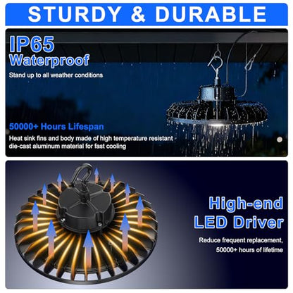 6 Pack 300W LED High Bay Light