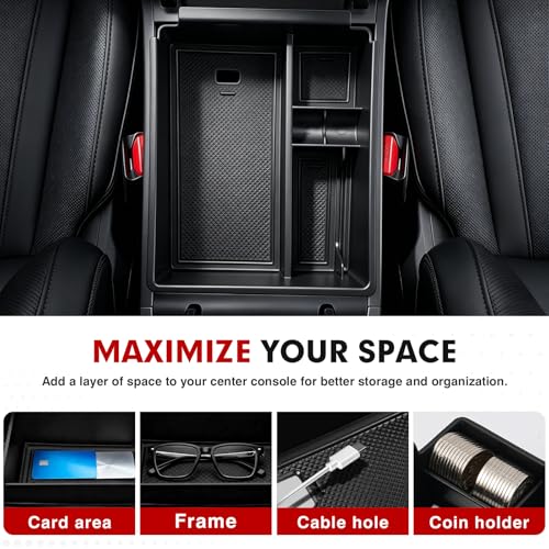 Center Console Organizer for 2022 (2022-2026 Hyundai Santa Cruz)
