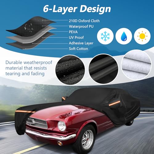 Car Cover for Ford Mustang 1964 (Black / for Ford Mustang 1964-1968)