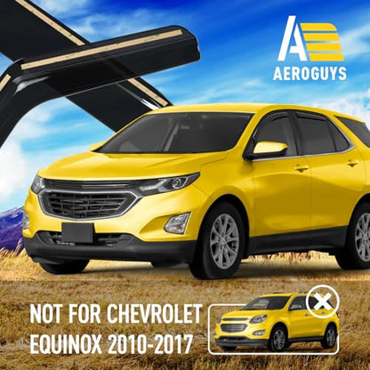 Extra Durable Window Deflectors in (For Chevy Equinox 18-24)
