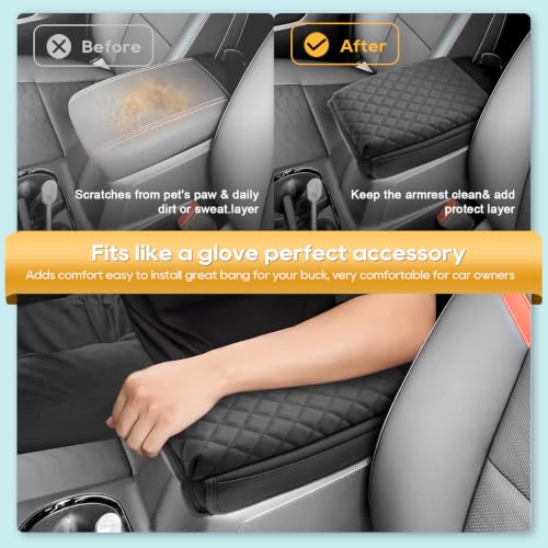Armrest Cover for 2025 (13)For 2025-2026 GMC Canyon +Thick)