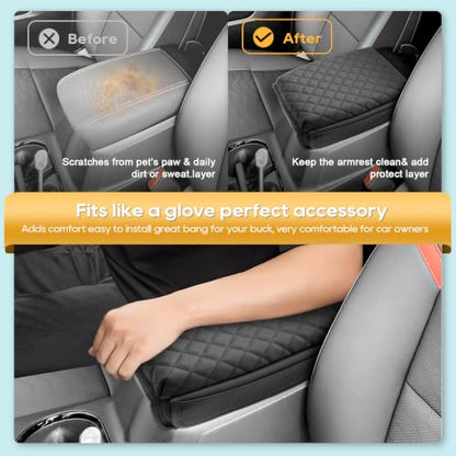Armrest Cover for 2025 (13)For 2025-2026 GMC Canyon +Thick)