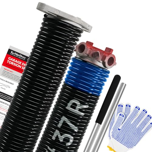 Pair of 1.75" Garage Door Torsion Springs Set with Non (0.262X1.75"X37")