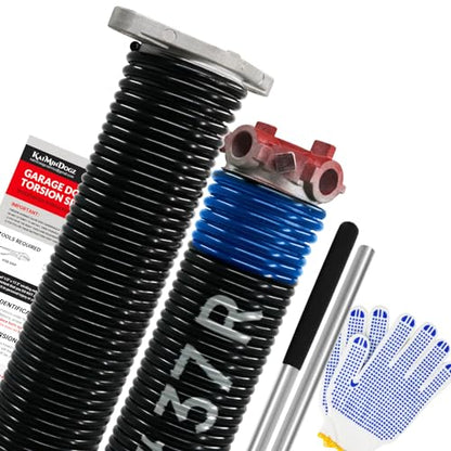 Pair of 1.75" Garage Door Torsion Springs Set with Non (0.262X1.75"X37")