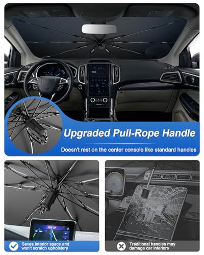 for 2026 Ford Edge Car Windshield Sun Shade Umbrella (2015-2026 Edge)