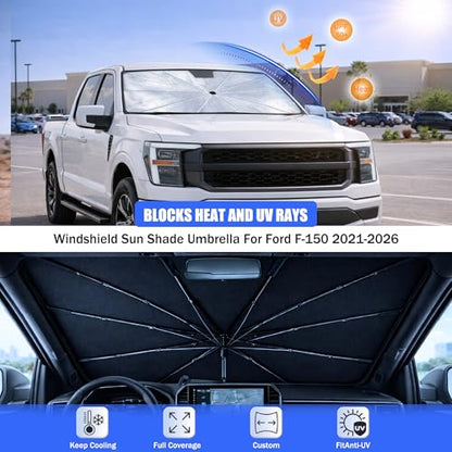 Car Windshield Sun Shade Umbrella for Toyota RAV4 2019 (For Toyota RAV4 2019-2024)
