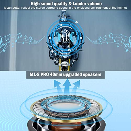 Motorcycle Bluetooth Intercom (M1-S PRO Single Pack)