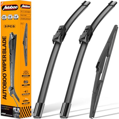 Windshield Wiper Blade Replacement for Mazda CX5 CX9 2017 (24+18+14)
