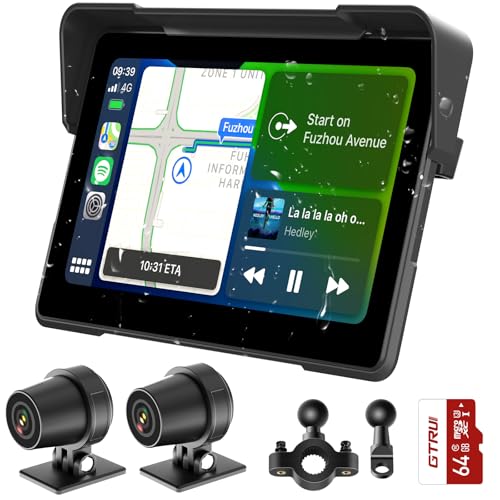 7 Inch Waterproof Motorcycle CarPlay Display
