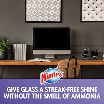 Ammonia Free Glass and Window Cleaning Wipes (25 Count (Pack of 1) / Ammonia Free Wipes)