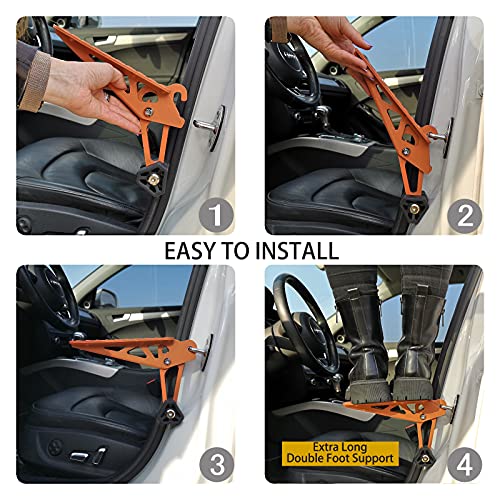 Universal Fit Car Door Step (Orange)