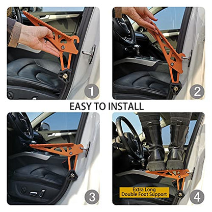 Universal Fit Car Door Step (Orange)