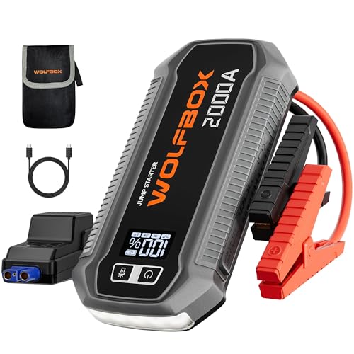 2000A &44.4Wh Battery Jumper Starter Portable (2000A)