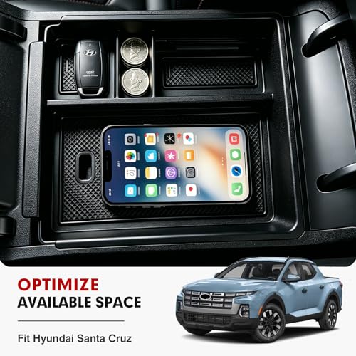Center Console Organizer for 2022 (2022-2026 Hyundai Santa Cruz)