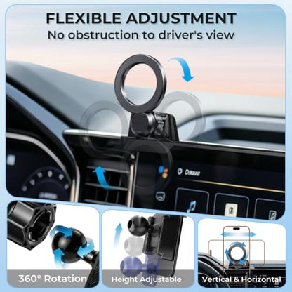 Car Phone Holder for Chevrolet Silverado & GMC Sierra 2022 (Fit for 2022-2026 Silverado & Sierra, 13.4-Inch)