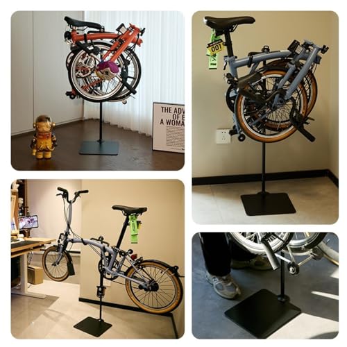 Carbon Steel Bike Stand (Black / Trumpet)