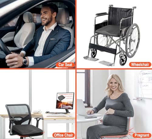 Car Seat Cushion (Classic Grey)