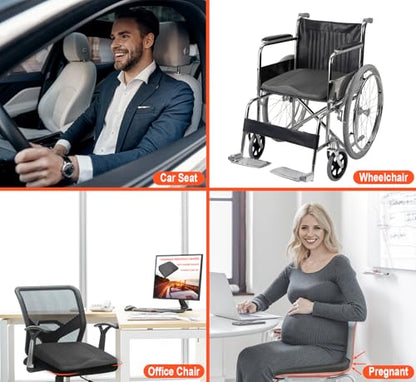 Car Seat Cushion (Classic Grey)