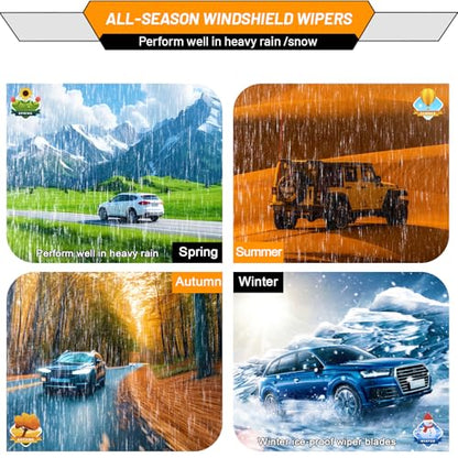 Windshield Wiper Blade Replacement for Ford Focus 2012 (28"+28"+12")