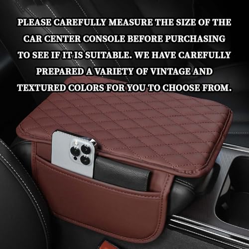 Car Center Console Cover (Red)
