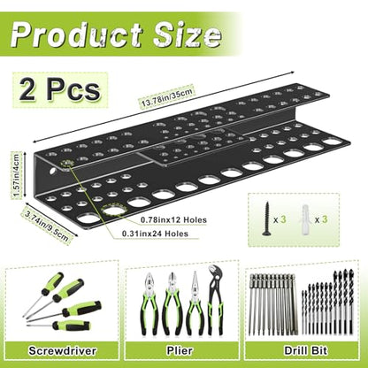 Screwdriver Holder Wall Mount (54 holes 2pc)