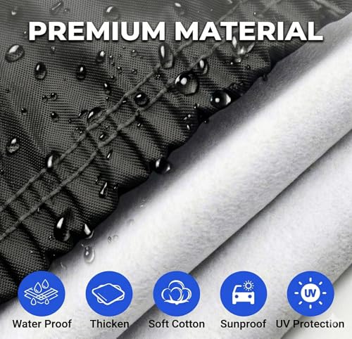 Coupe Car Cover Waterproof Size A1 Fits Vehicle up to 177'' (3-A1 Fit Coupe/Cabrio, Length up to 177 inch)