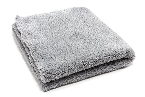 Korean Plush Premium Edgeless Microfiber Detailing Towels (Gray)
