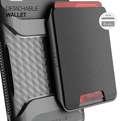 Exec Galaxy S20 Wallet Case Card Holder with Built (Galaxy S20 / Black)