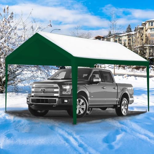 10 x 20 FT Carport Replacement Cover (10'x20' / Green)