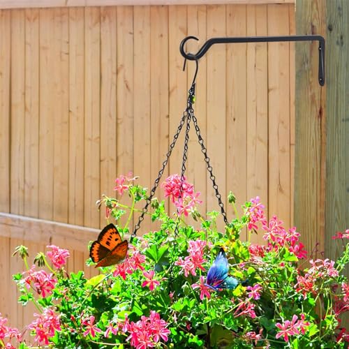 12inch 4 Pack Plant Hanger (Black / 12in-4-Black)