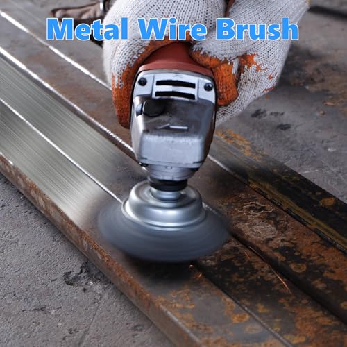 10 Pack Carbon Steel Wire Wheel Brush