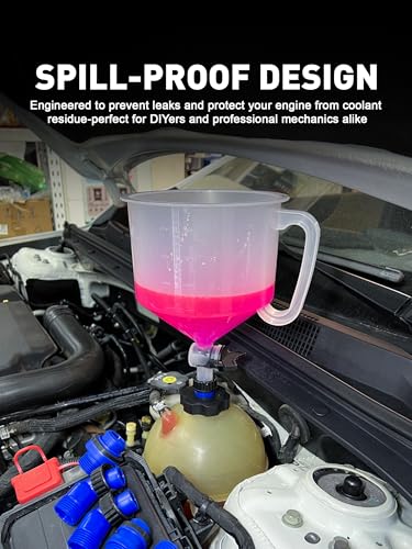 2026 Upgraded Coolant Bleeder Funnel Kit