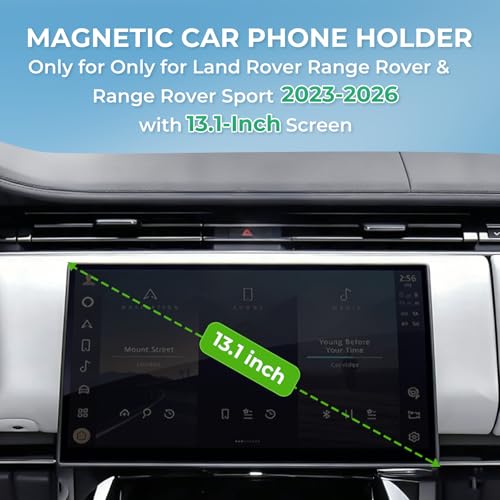 Car Phone Holder for Land Rover Range Rover & Range Rover Sport 2023 (Fit for 2023-2026 Range Rover & Sport, 13.1-Inch)