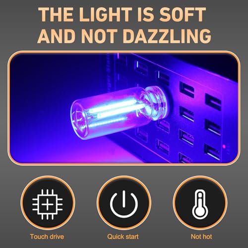 2PCS Car USB Lights (Blue)