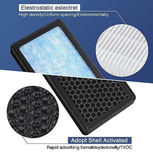 Cabin Air Filter for Tesla Model 3 Model Y 2016 (Blue)