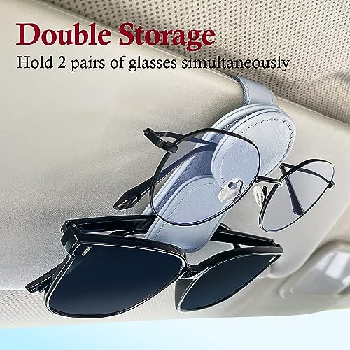 Sunglasses Holder for Car Visor (gray / 1 Pack)